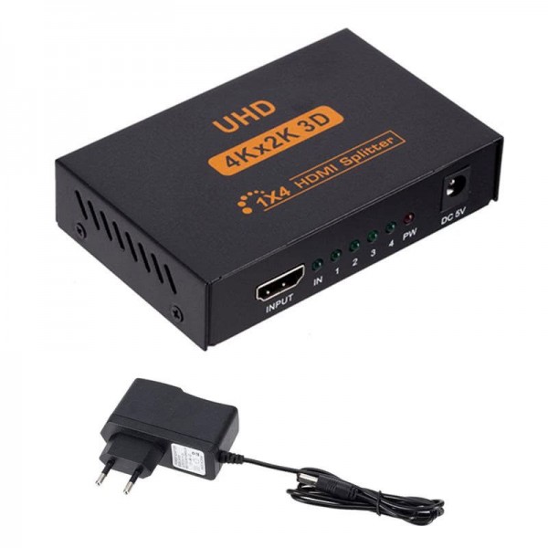 HDMI spliter 1xin - 4xout 4K X2K activ - UTAHDMIS2