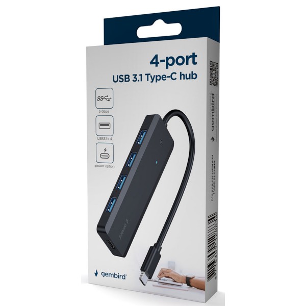 USB 3.1 tip C NA 4XHUB 3.0  - UTAUSBCHUB1