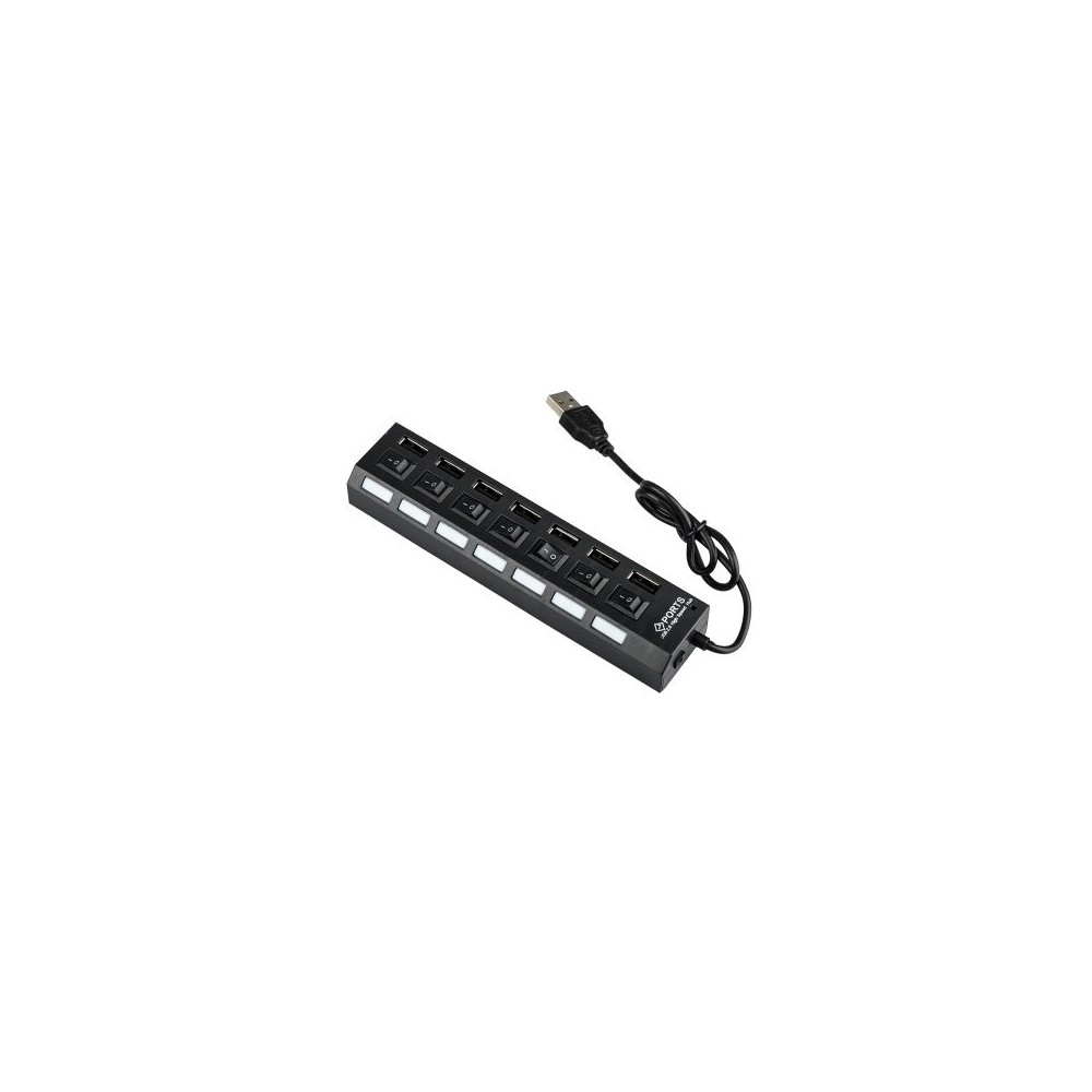 USB razdelnik 1:7  2,0 +napajanje - UTAUSBHUB7