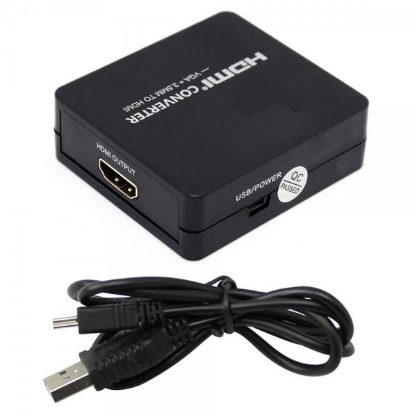 Adapter VGA na HDMI 1080P - UTAVGA/HDMI-1