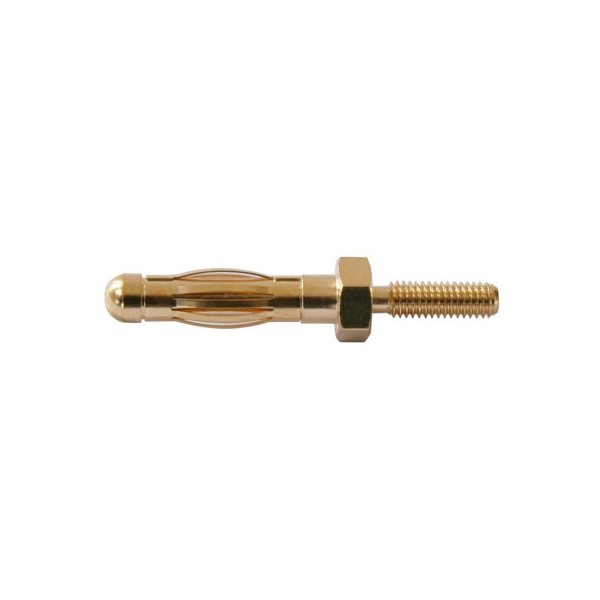 Utikač 4 mm, vijčani spoj, montaža Ø 4 mm, 22.1055 - UTB4M-50A