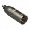 Adapter RCA M- XLR 3pol. M - UTAXLRMCM