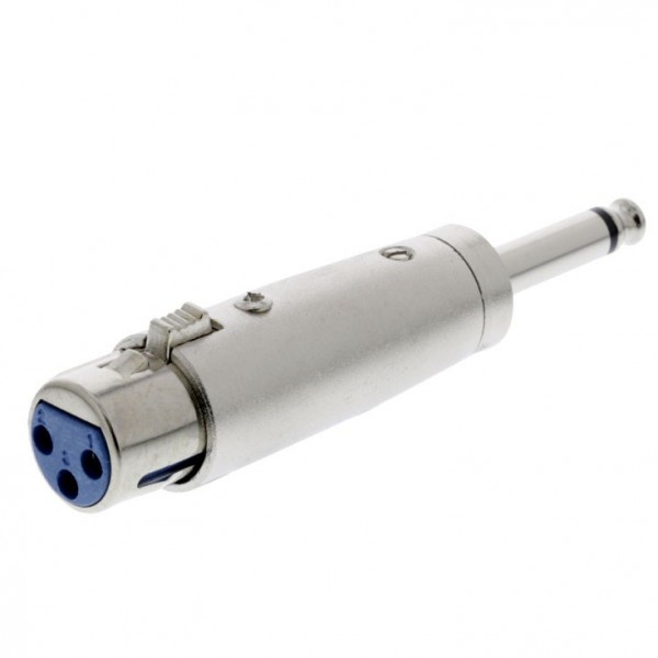 Adapter XLR utič. 6.3mm mono utikac - UTAXLRZ63M