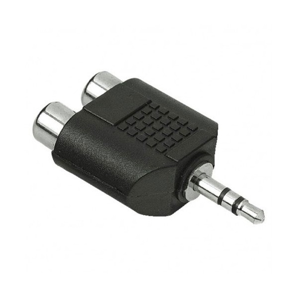 Adapter 2X činč ž. /3,5 stereo m. - UTA-05