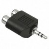 Adapter 2X činč ž. /3,5 stereo m. - UTA-05