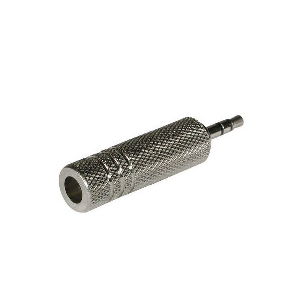 Adapter 6,3 žen./ 3.5 muš.stereo metalni - UTA-06