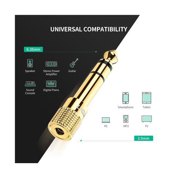 Adapter 3.5 mm Ž st./6.3mm M st. - UTA-10Z