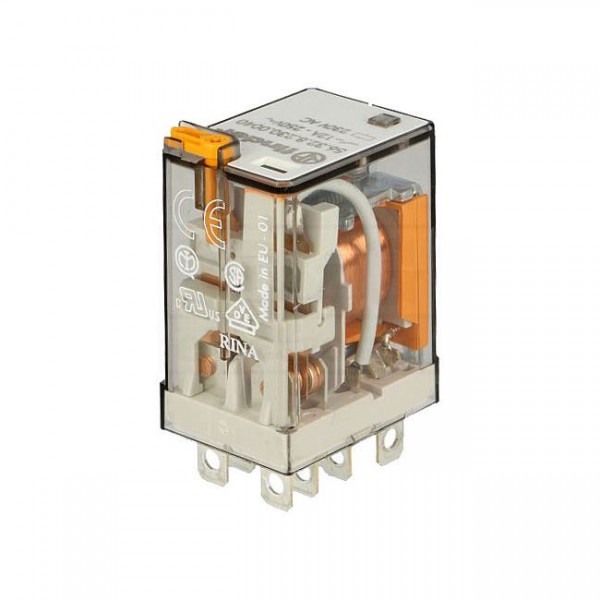 Relej Finder DPDT (2NO+2NC) 230VAC 12A 17K 56.32.8.230.0040 - RELF56328230AC