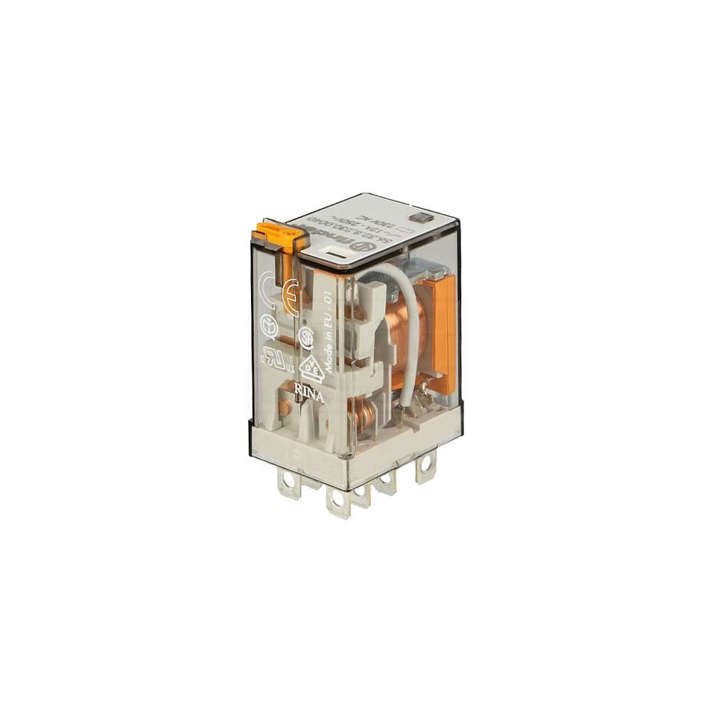 Relej Finder DPDT (2NO+2NC) 230VAC 12A 17K 56.32.8.230.0040 - RELF56328230AC