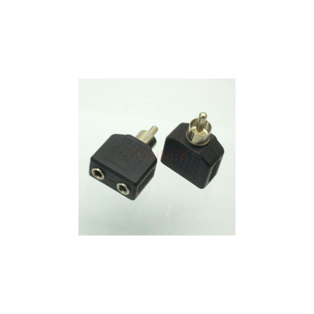 Adapter 2x3,5mm mono utičnica/Cinc utikač - UTA-16