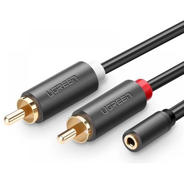 Audio kab.3.5mm ženski/2 RCA muški 1m - UTA-17P