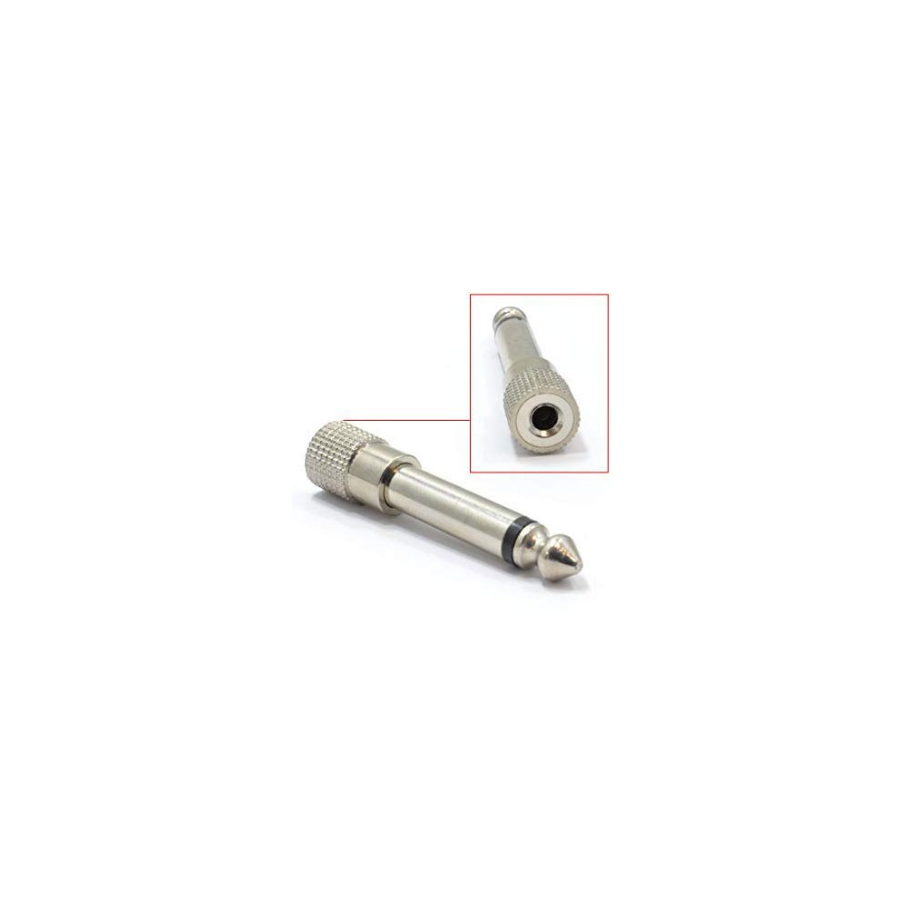 Adapter 6.3mm utikač mono/3.5m utičnica stereo, metal - UTA-18M