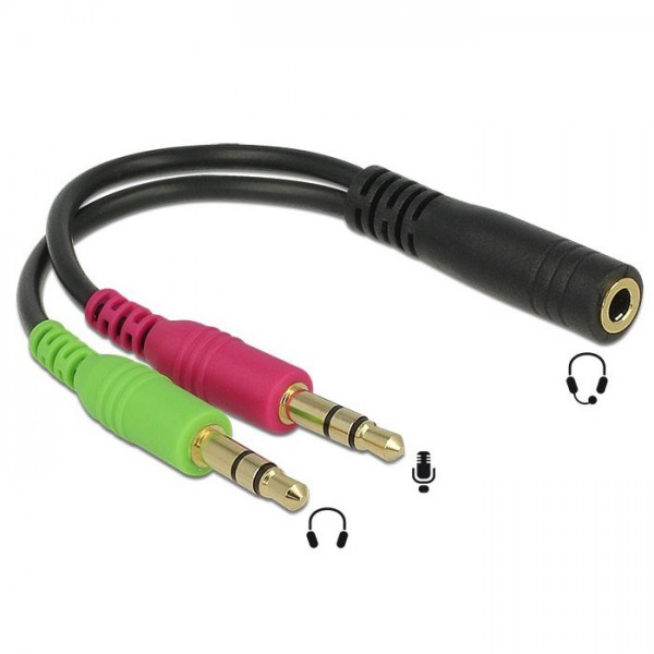 Adapter 3,5mm st.Ž/2x3.5mm st.M - UTA-24