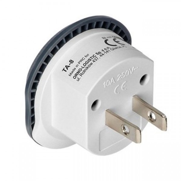 Adapter Euro utičnica -USA utikač 10A - UTA-A1