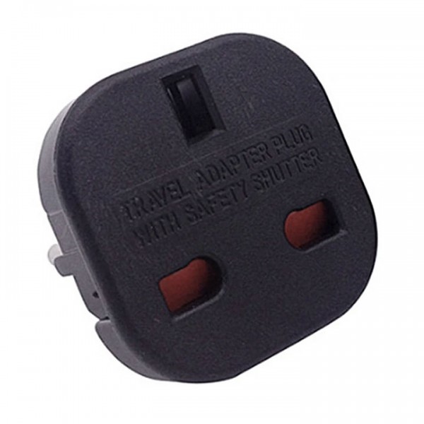 Adapter Euro utikač -UK utičnica crna boja - UTA-A2