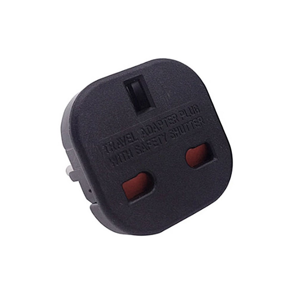 Adapter Euro utikač -UK utičnica crna boja - UTA-A2