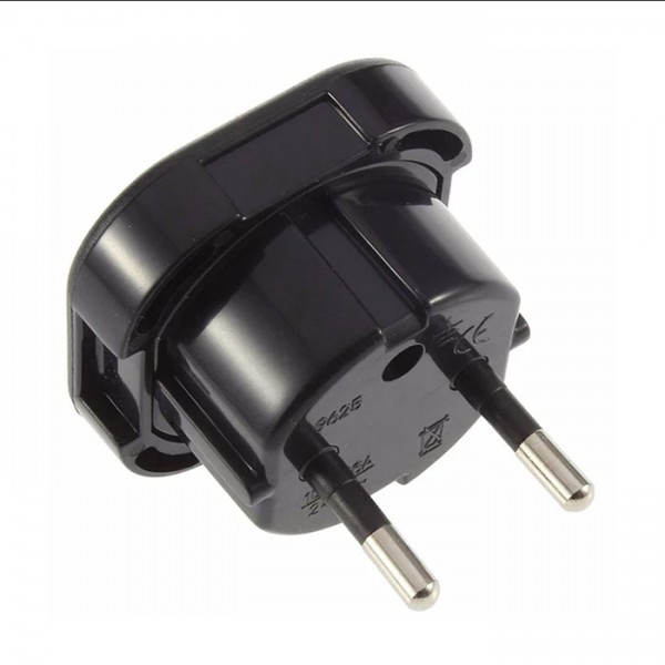 Adapter Euro utikač -UK utičnica crna boja - UTA-A2