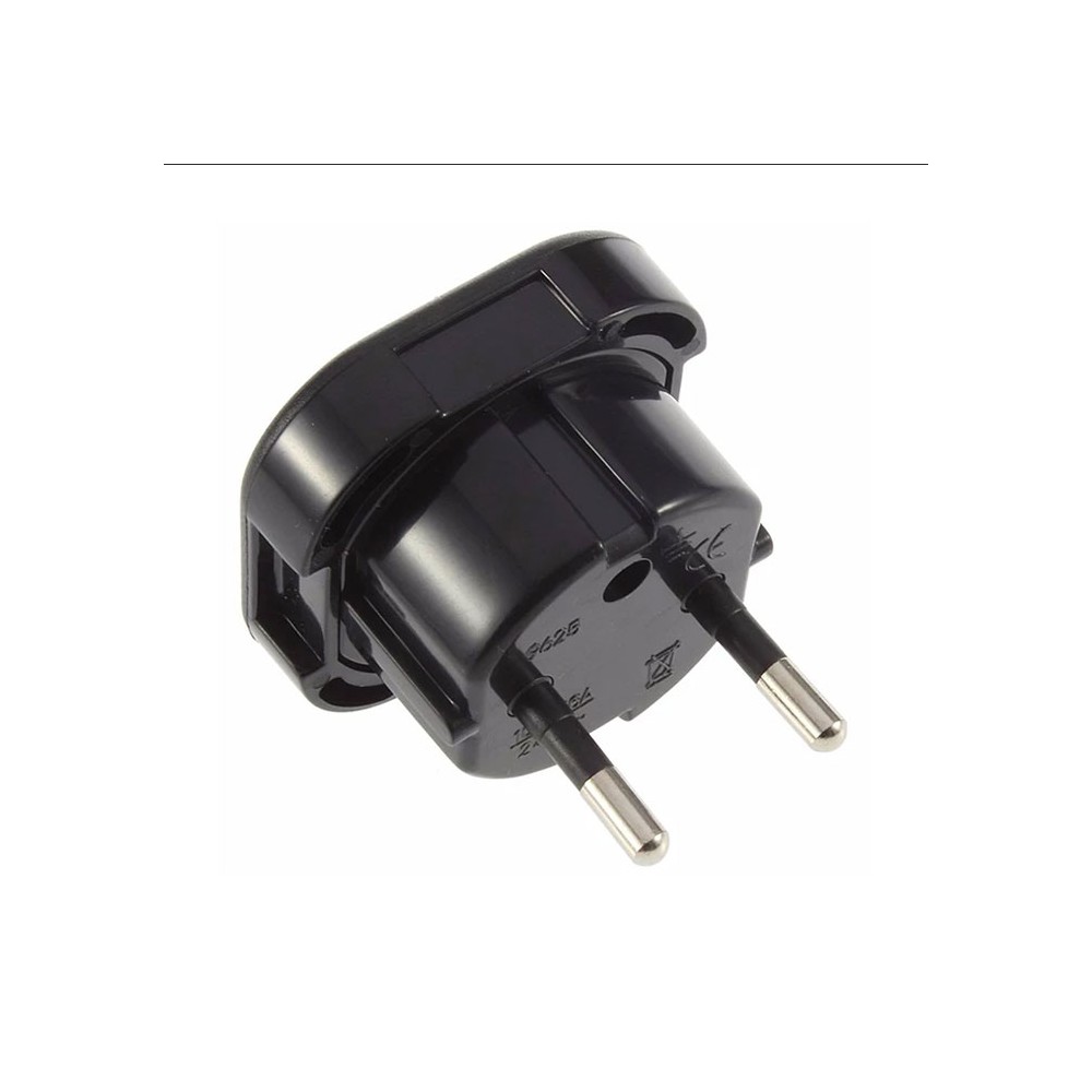 Adapter Euro utikač -UK utičnica crna boja - UTA-A2