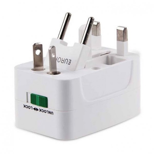 Adapter EU+US+AU+UK utikač - univerzalne utičnice - UTA-A5