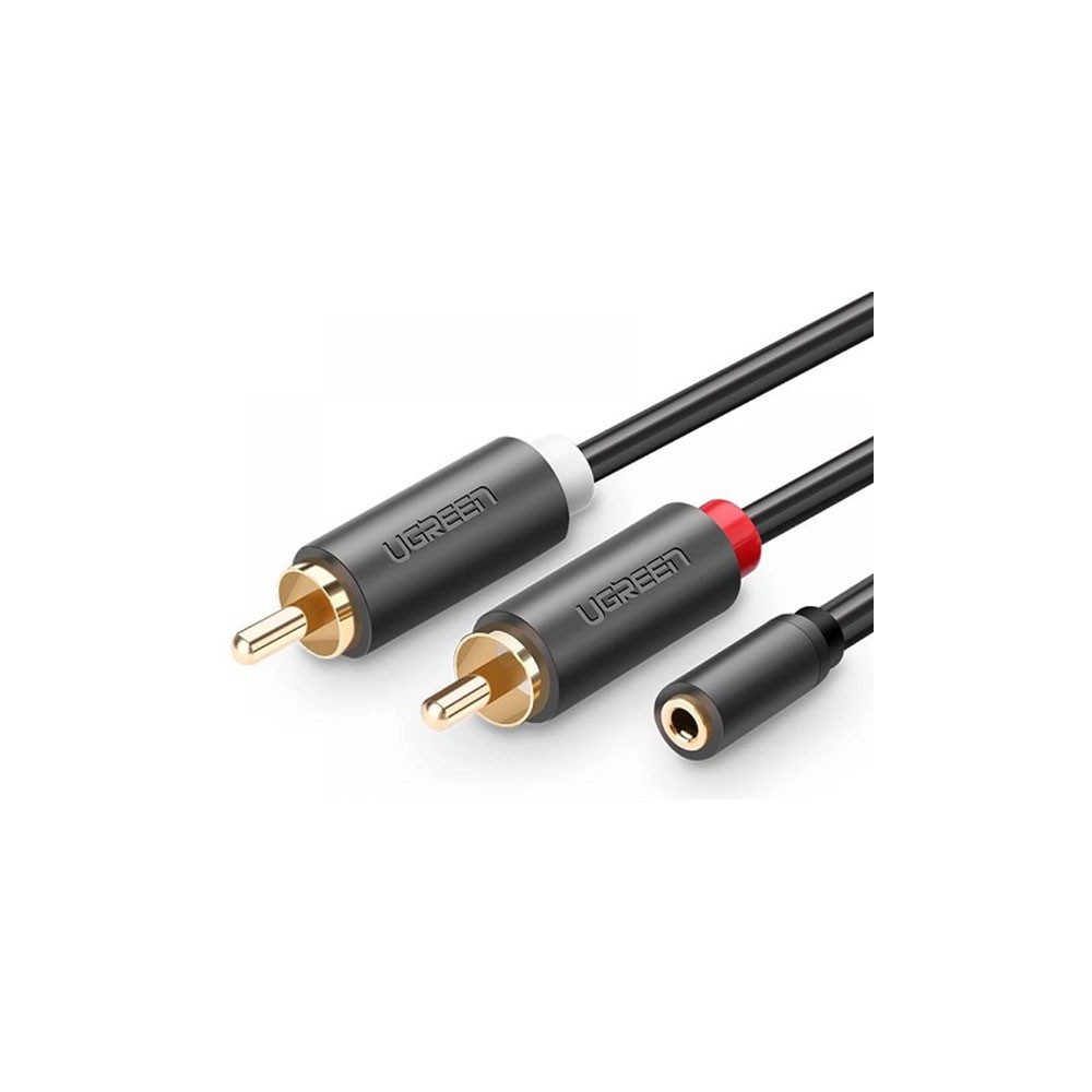 Audio kab.3.5mm ženski/2 RCA muški 1m - UTA-17P