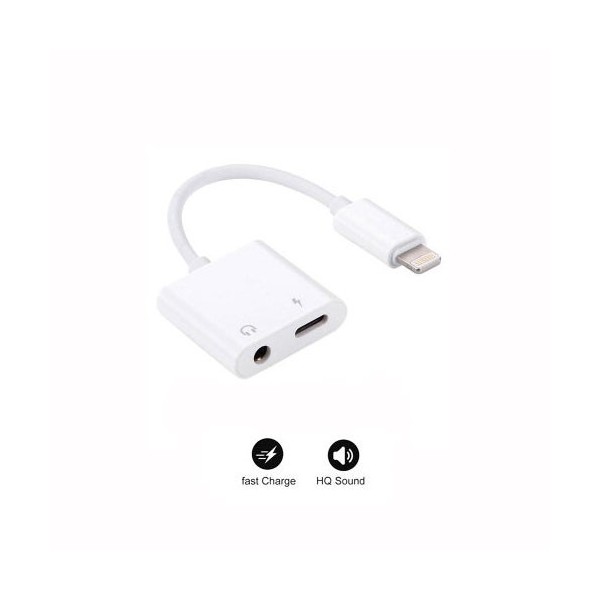 Adapter Iphone na 3.5 stereo+ Iphone - UTAIPH-35IPH