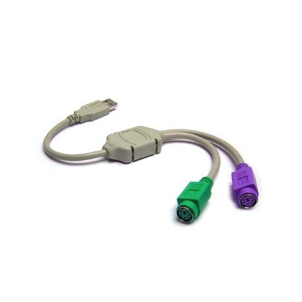 Adapter USB 2.0 na 2x PS/2 - UTAUSB/2XPS2