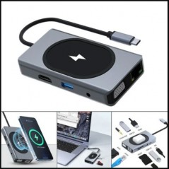 Adapter TIP-C HUB 9 u 1+Wireless Punjenje