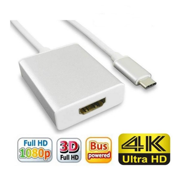 Adap./konv. USB 3.1 CM na HDMI (M/Z) 2.0 4K 60Hz , 2k 144Hz  15cm - UTAUSB3-4