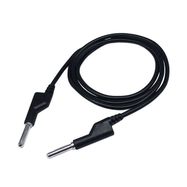 Merni kablovi PVC crni 1m  ut.4mm - ALMKP-CN
