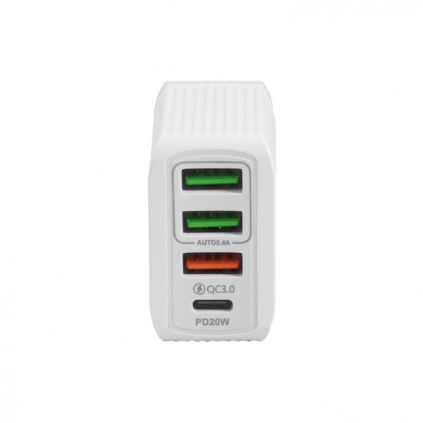 Univerzalni punjač 1xQC+2USB+1XPD 36W - UTAUSB-AU2