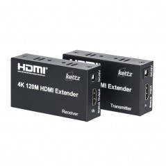 HDMI Extender 4k 30hz 120m, 2 adaptera