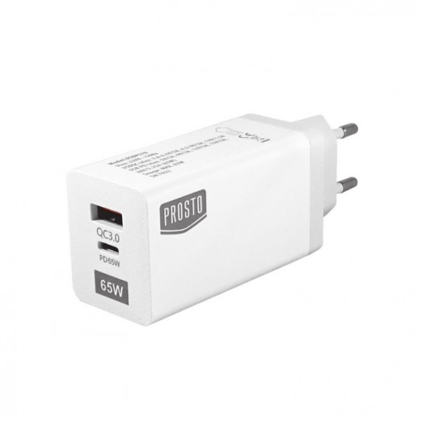 Univerzalni brzi punjač 1xPD Type-C+1xQC 65W - UTAUSB-P378