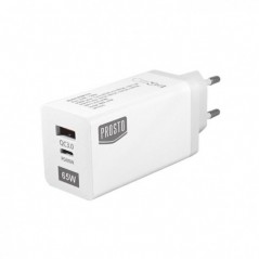 Univerzalni brzi punjač 1xPD Type-C+1xQC 65W