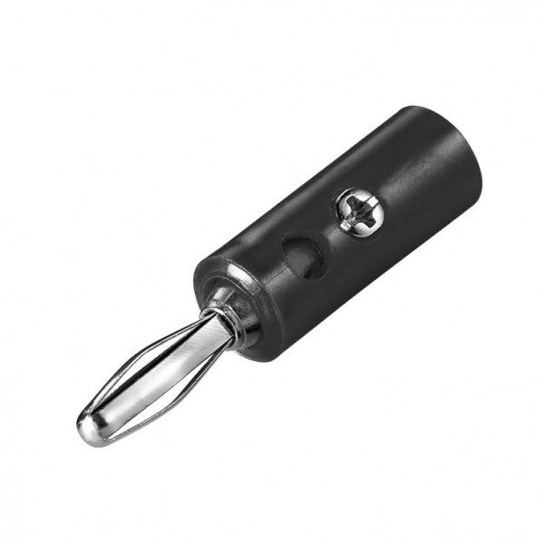 Banana 4mm crna - UTB4M1CN