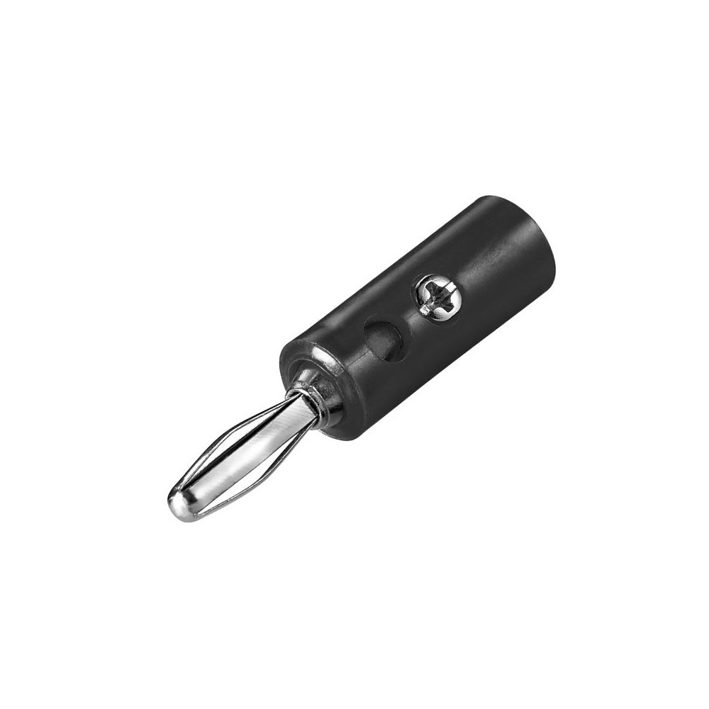 Banana 4mm crna - UTB4M1CN