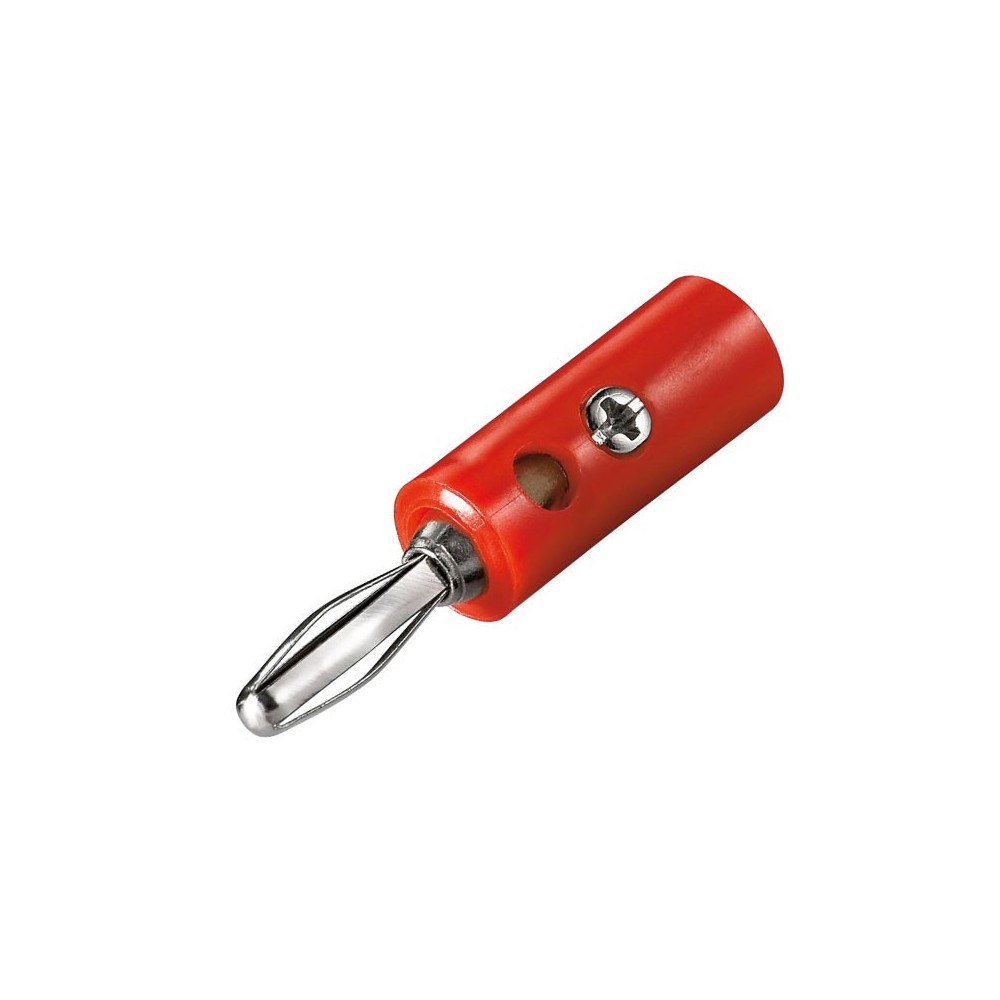 Banana 4mm crvena - UTB4M1CR