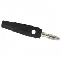 Banana  4 mm crna  , gumirana  2006BL