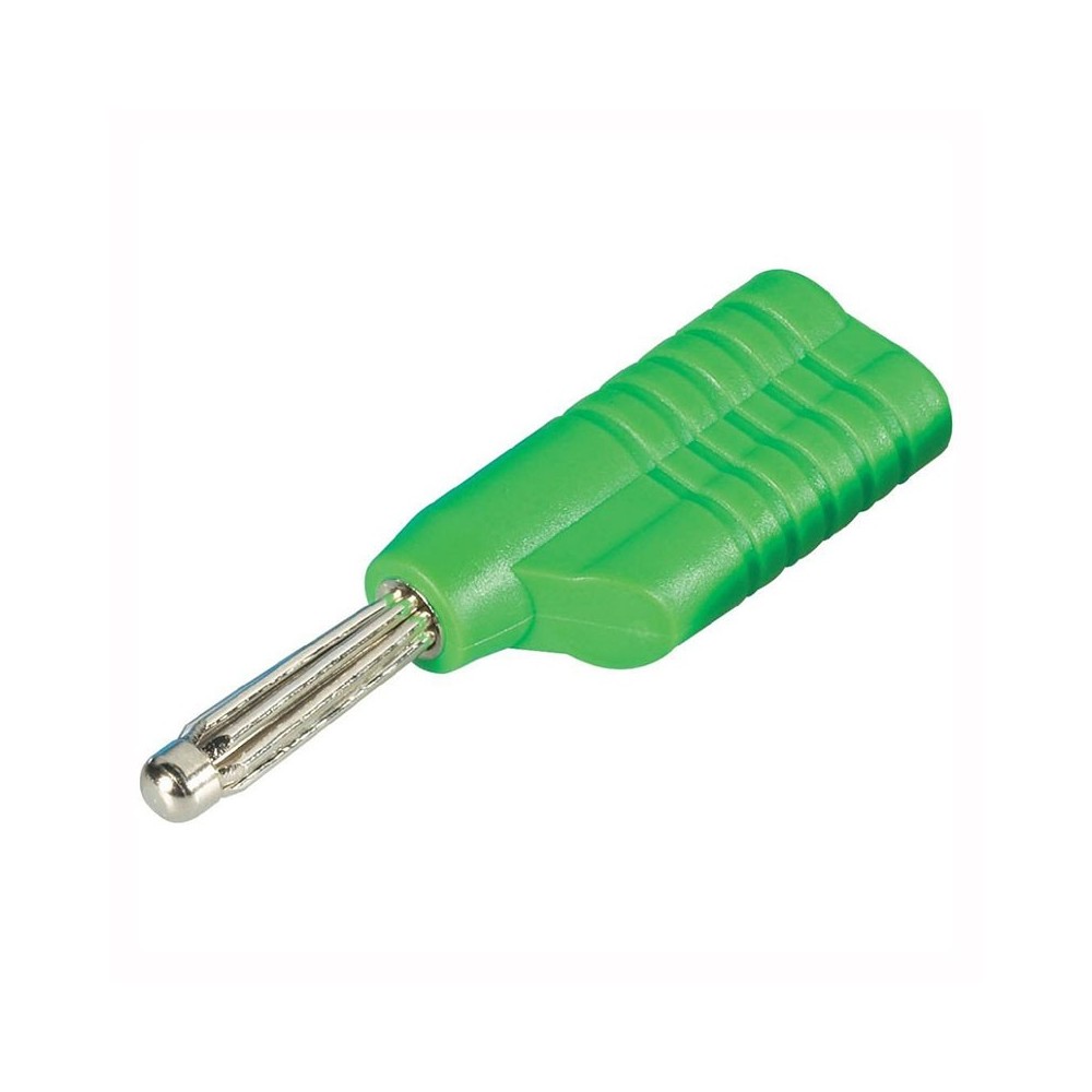 Banana 4mm, BS4 zelena - UTB4M3ZE