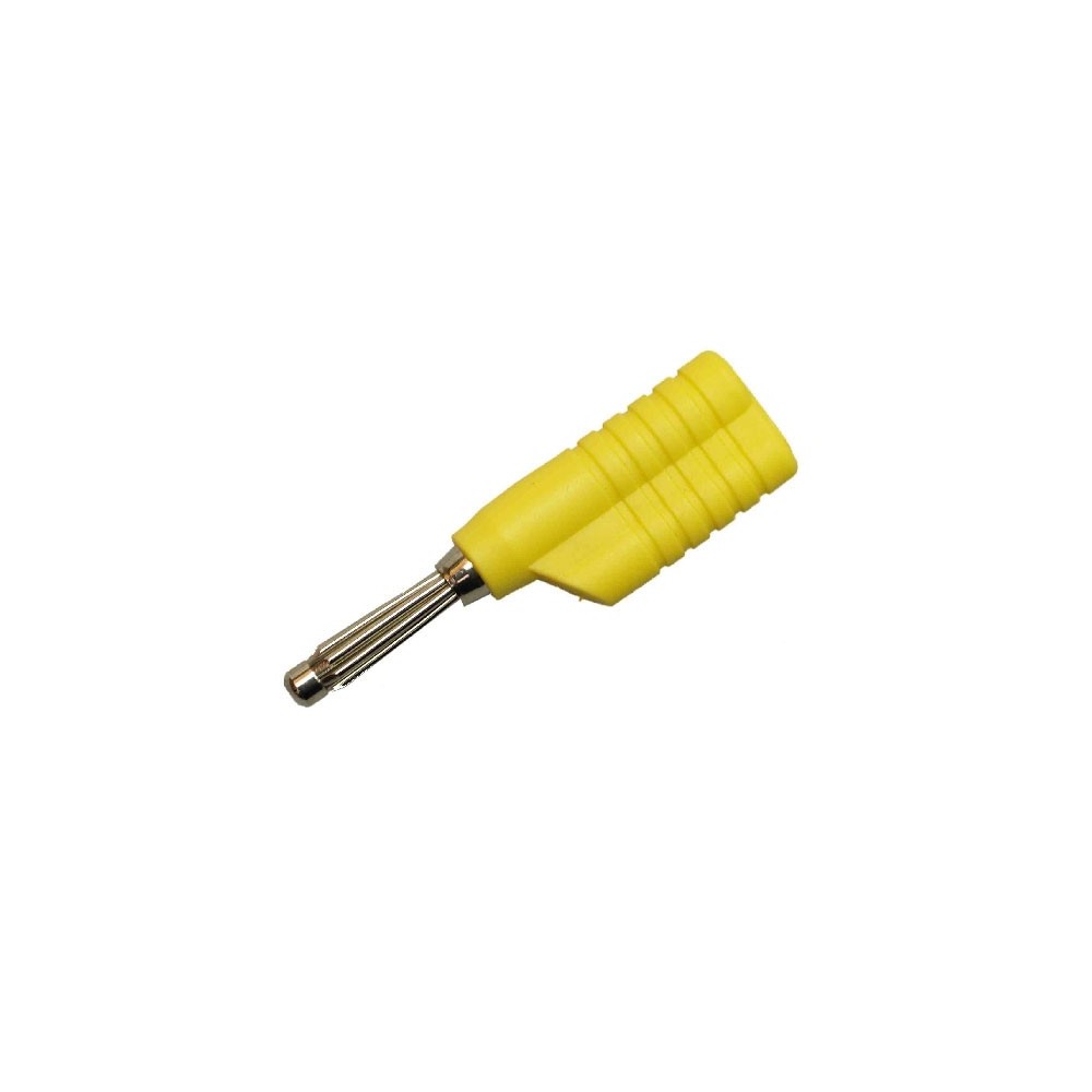 Banana 4mm, BS4 zuta - UTB4M3ZU