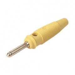 Utikač banana 4mm,BUELA 20K žuta