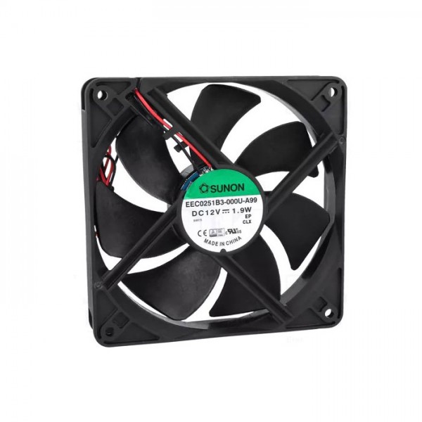 Ventilator 12V DC 1.9W 120X120X25 EEC0251B3-000U-A99 - VE120X2512