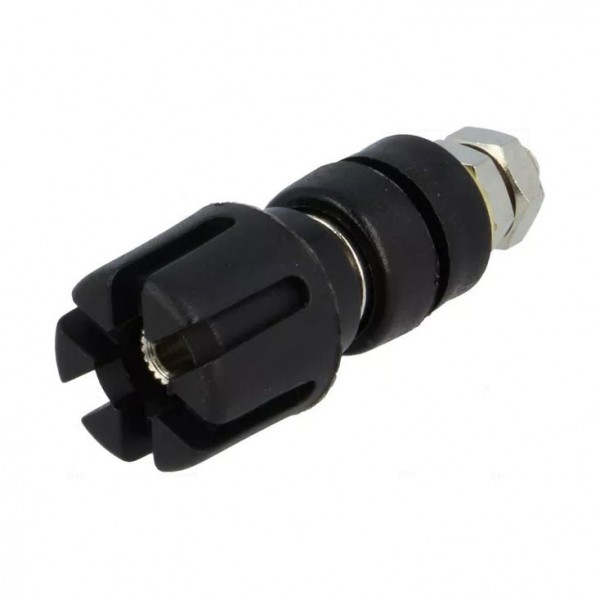 Konektor: 4mm banana; utičnica; 30A; 60VDC; 48mm; Crna - UTB4Z-TP6CN