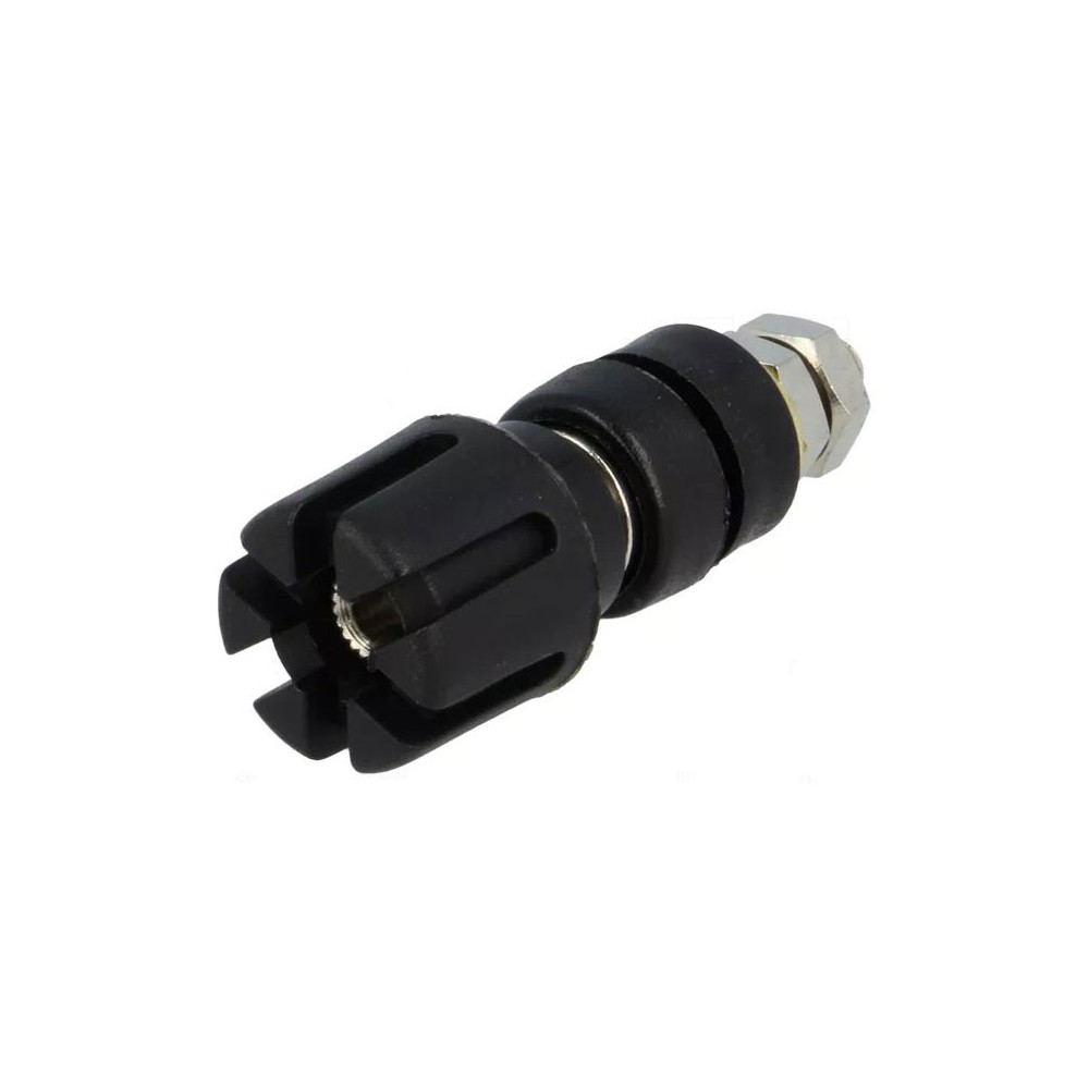 Konektor: 4mm banana; utičnica; 30A; 60VDC; 48mm; Crna - UTB4Z-TP6CN