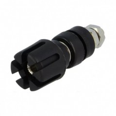 Konektor: 4mm banana; utičnica; 30A; 60VDC; 48mm; Crna
