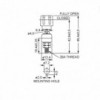 Konektor: 4mm banana; utičnica; 30A; 60VDC; 48mm; Crna - UTB4Z-TP6CN