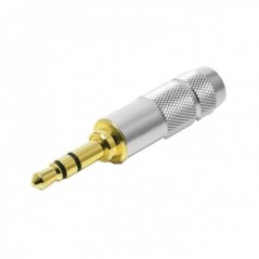3.5mm ST metalni zlatni 3-pol