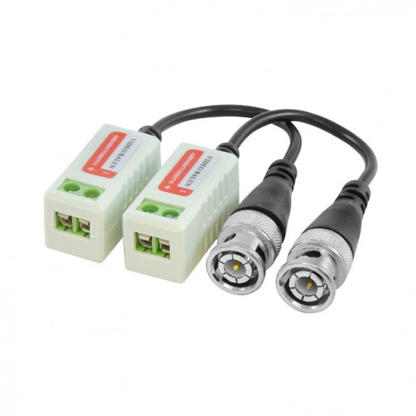 UTP-video balun AV-12E, BNC/UTP na šraf, par - UTBNC-BALUN