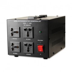 Autotransformator 2000VA (1500W) , 230VAC<>110VAC