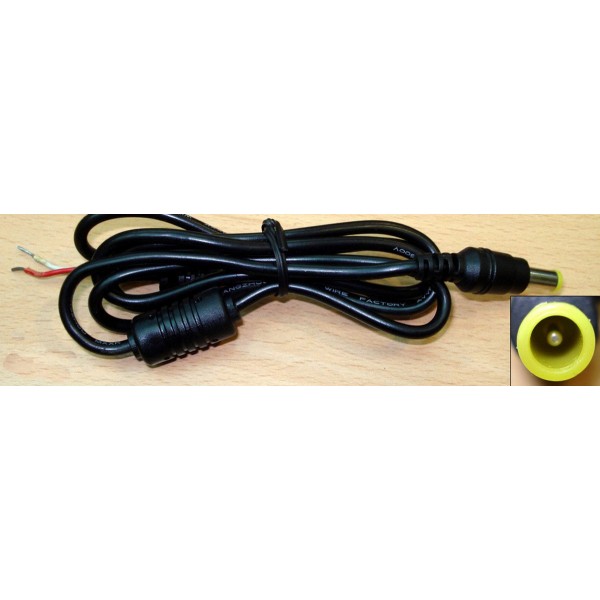 Kabl sa DC konektorom 6mm X 4,3mm žuta - UTDCKS5