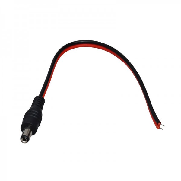 Utikac DC za napajanje 2,1/5,5mm sa kablom, 20cm - UTDCKSN10-K